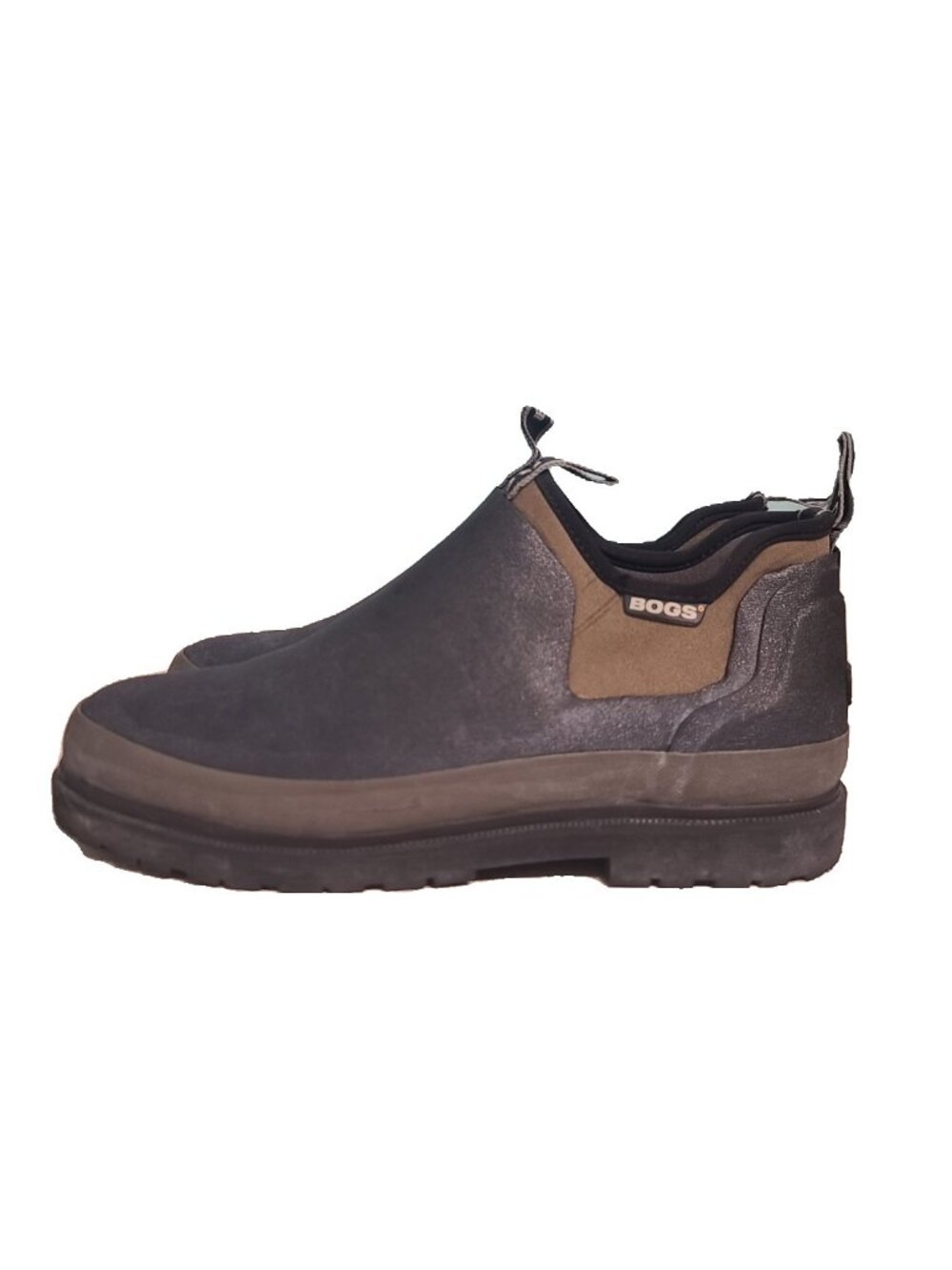 Bogs Men's Tillamook Bay Waterproof Slip-On Boot Size 11 Black GUC